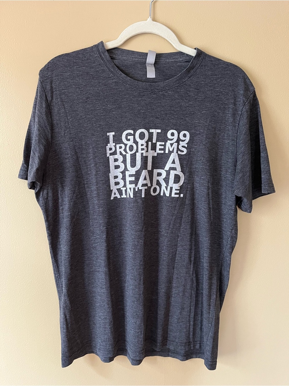 I got 99 problems but a beard ain’t Charcoal Graphic Tee